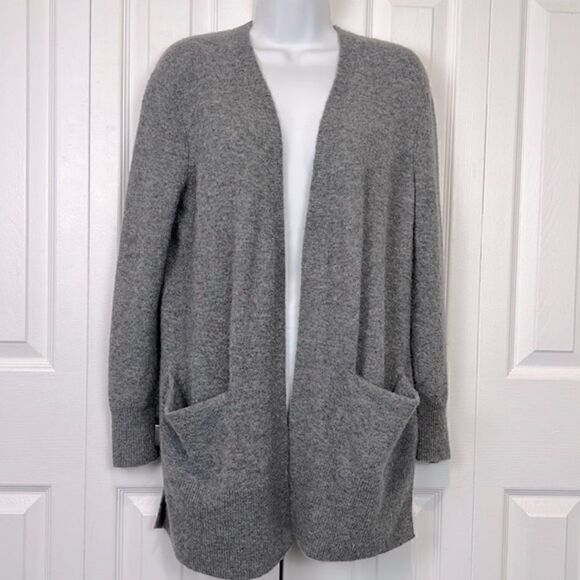Madewell Merino Wool Alpaca‎ Blend Open Face Grey Cardigan Size XXS - Picture 1 of 13